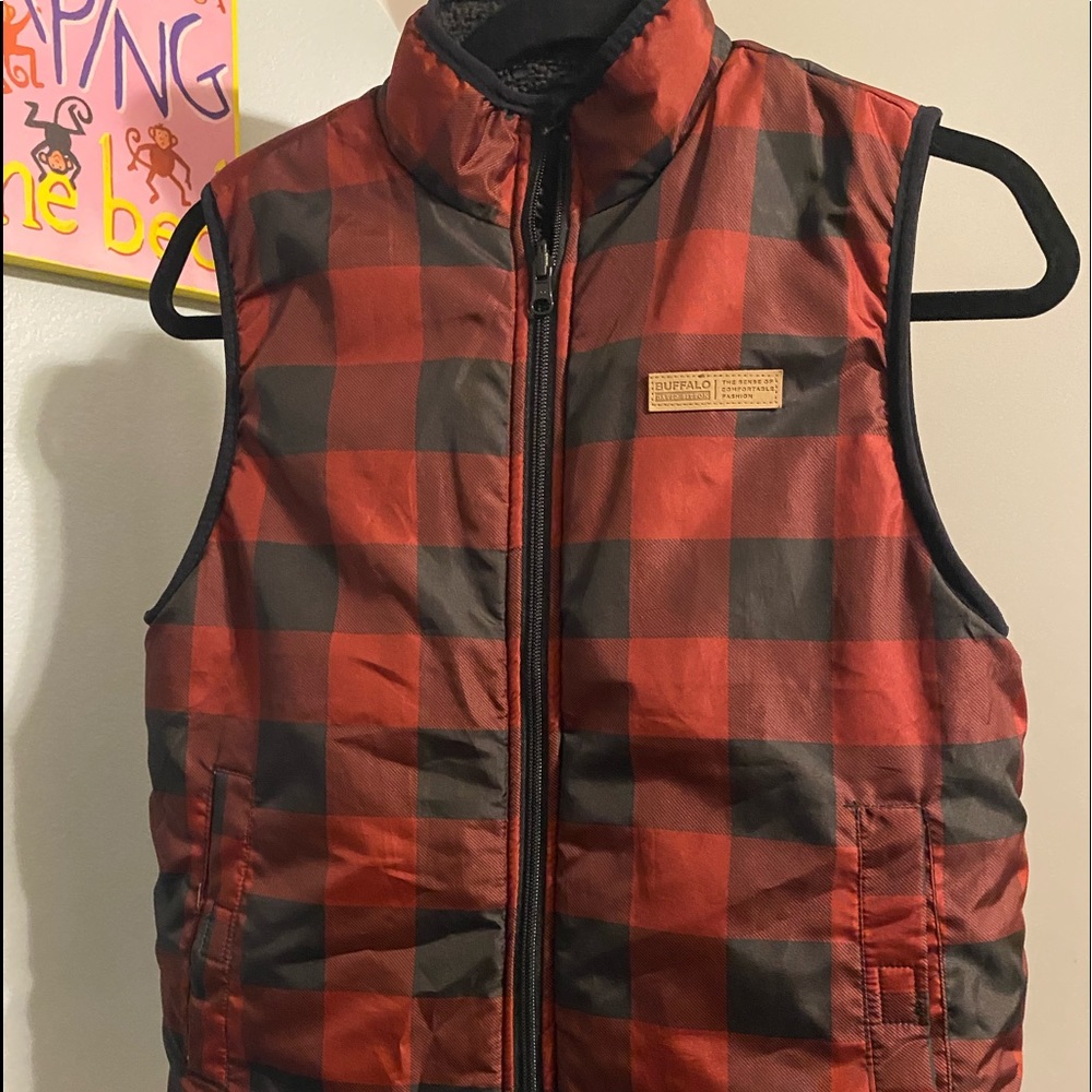 Buffalo boys fleece lined vest Medium (10-12)